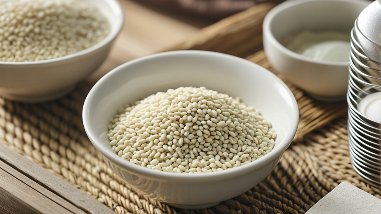 Tre tipi di semi ricchi di collagene che possono essere consumati come snack.