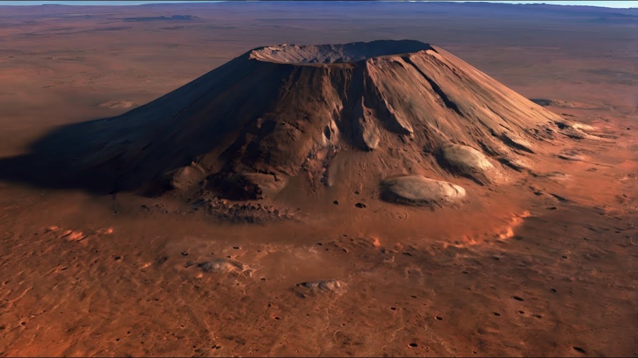 Naukowcy zrekonstruowali ewolucję marsjańskiego wulkanu i odkryli różne etapy jego aktywności.
