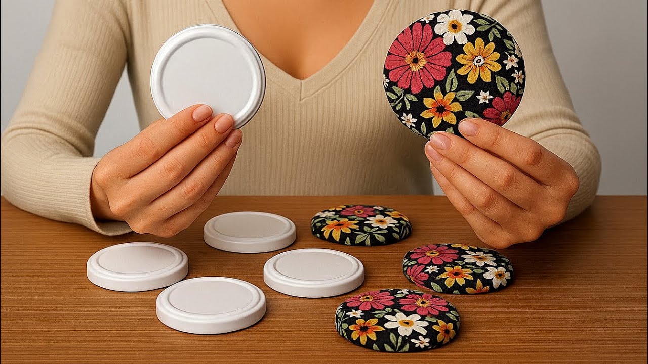 Wieszanie pokrywek od słoików z dżemem na balkonie: dlaczego jest to zalecane i po co to robić.