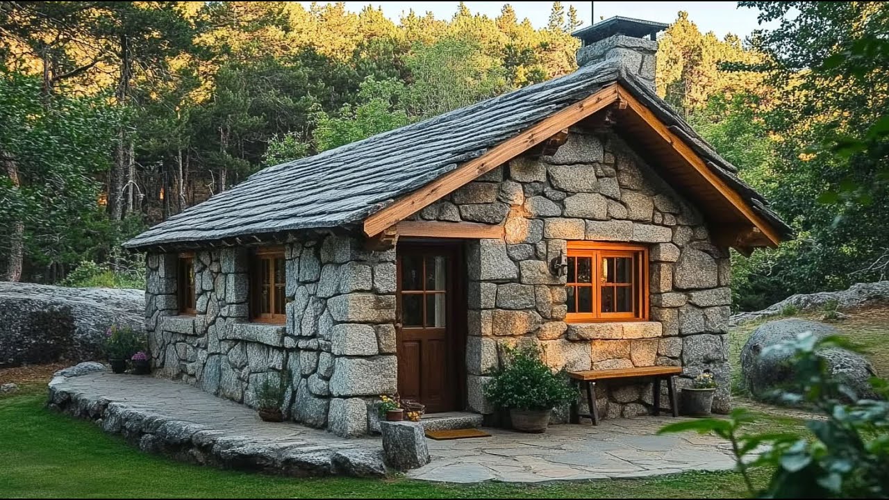 Kobieta buduje kamienny dom, stawia kominek, zamienia proste mieszkanie w przytulny dom i pokazuje, że cierpliwość, wytrwała praca i marzenia mogą stać się rzeczywistością.